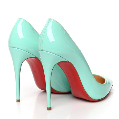 Christian Louboutin Patent Pigalle Follies 100 Pumps 36 Opaline 4 of 7