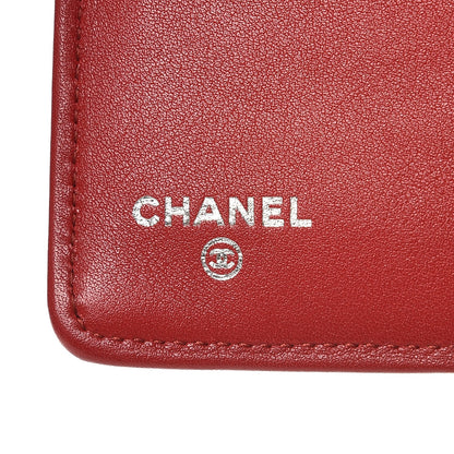 Chanel Caviar Timeless CC L-Zip Pocket Wallet Red 7 of 10