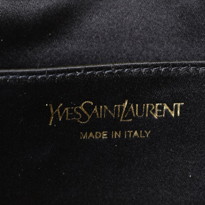 Saint Laurent Patent Calfskin Monogram Large Belle De Jour Clutch Yellow 6 of 6