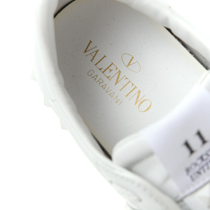 Valentino Garavani Calfskin Rockstud Untitled Open Sneakers 39 White 8 of 11