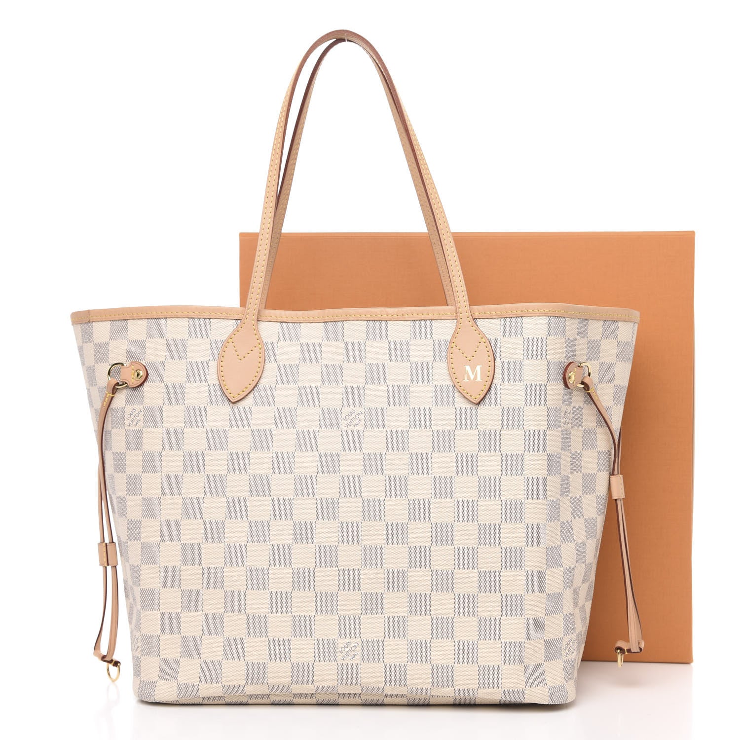 Louis Vuitton Damier Azur Neo Neverfull MM Rose Ballerine 13 of 13