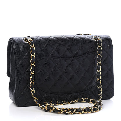Chanel Caviar Quilted Medium Double Flap Black 2 of 8