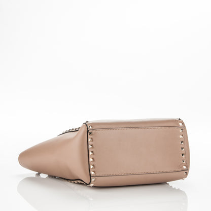 Valentino Garavani Vitello Rockstud Double Handle Tote Alpaca 4 of 6