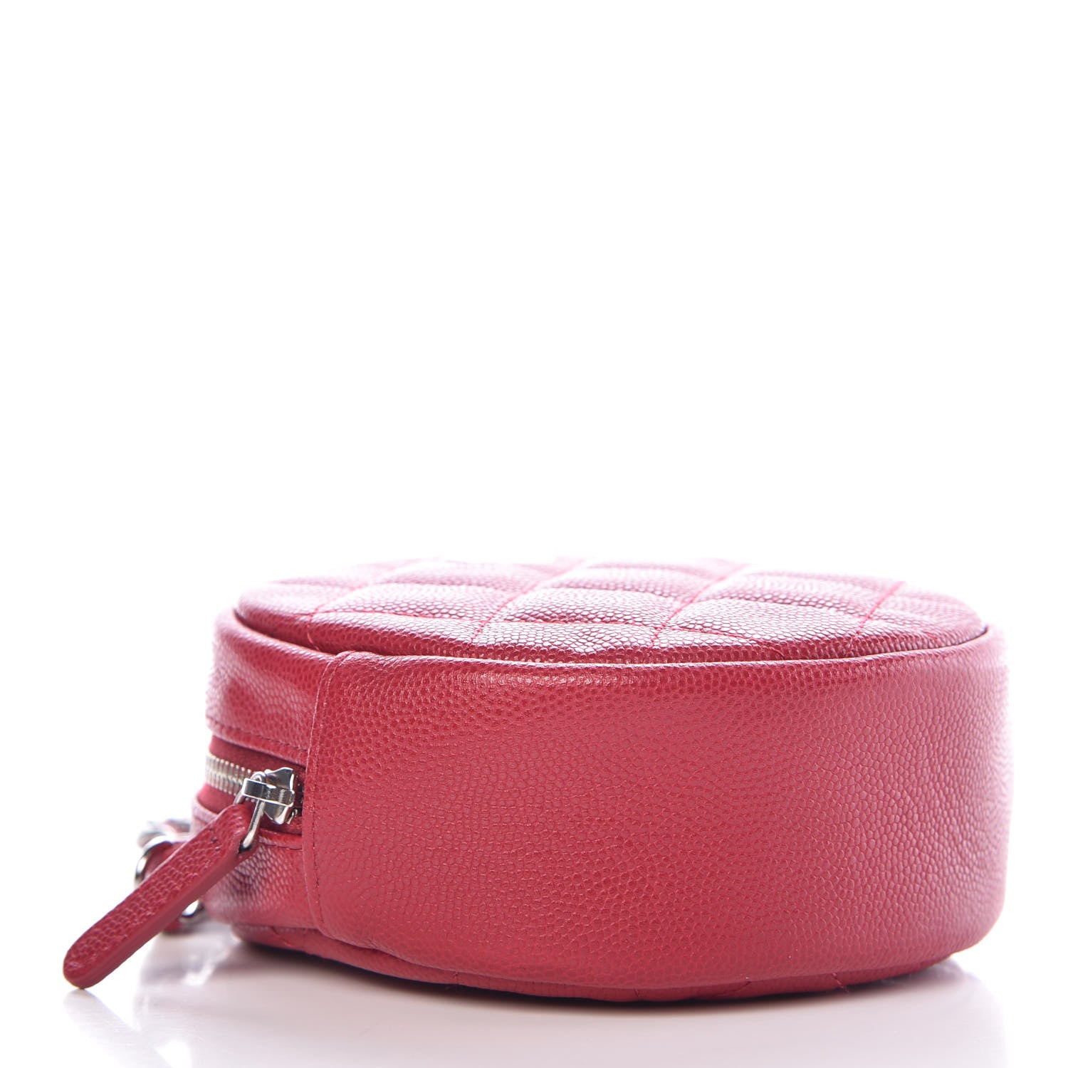 Chanel Caviar Quilted Round Clutch With Chain Pink 4 of 8