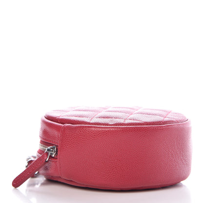 Chanel Caviar Quilted Round Clutch With Chain Pink 4 of 8