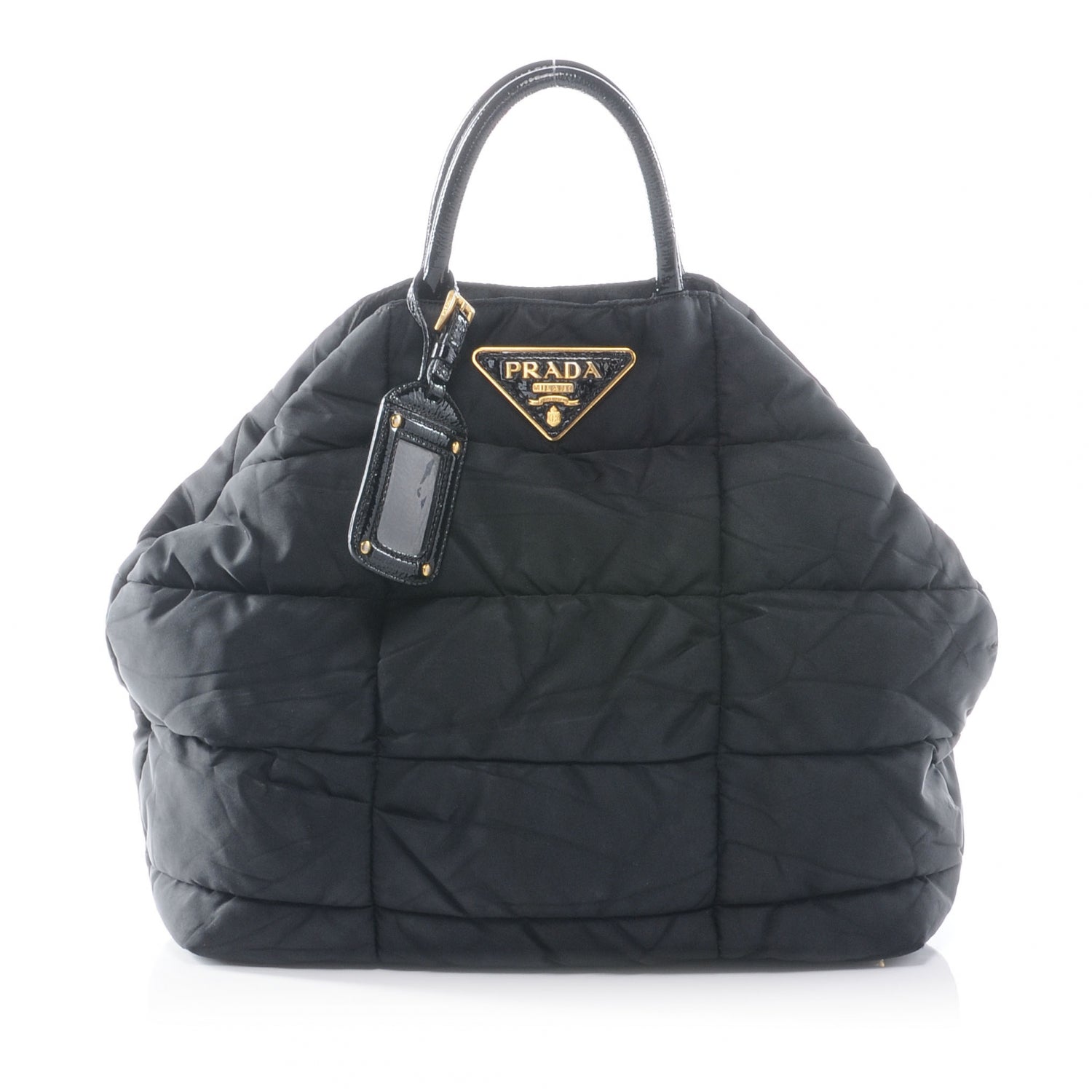 Prada Tessuto Nylon Quilted Tote Nero Black 1 of 7