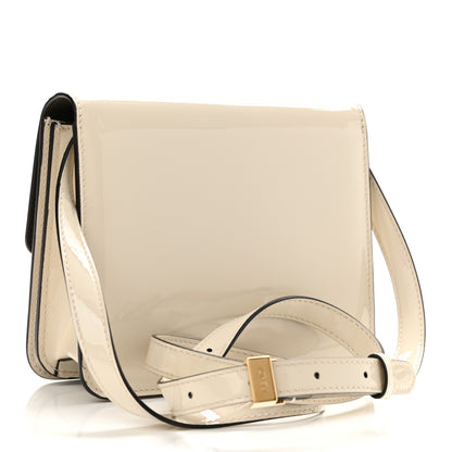 Fendi Vitello Vernice Mou Karligraphy Crossbody Bag Latte 3 of 12