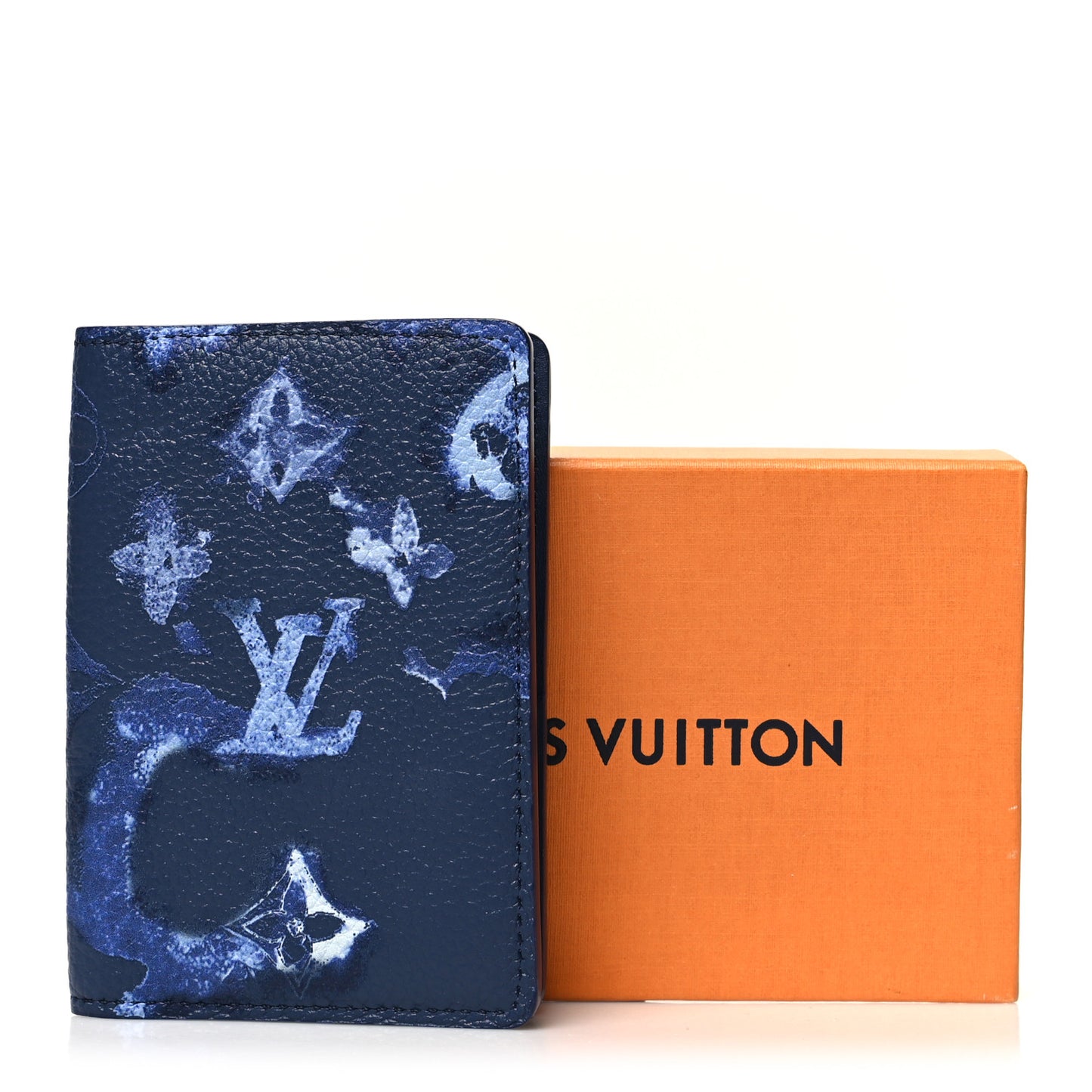 Monogram Ink Watercolor Pocket Organizer