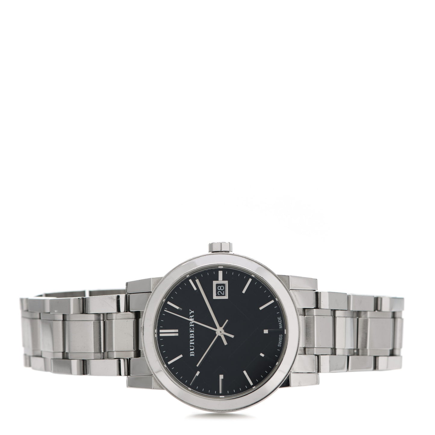 Stainless Steel 34mm The City Quartz Watch Black BU9101