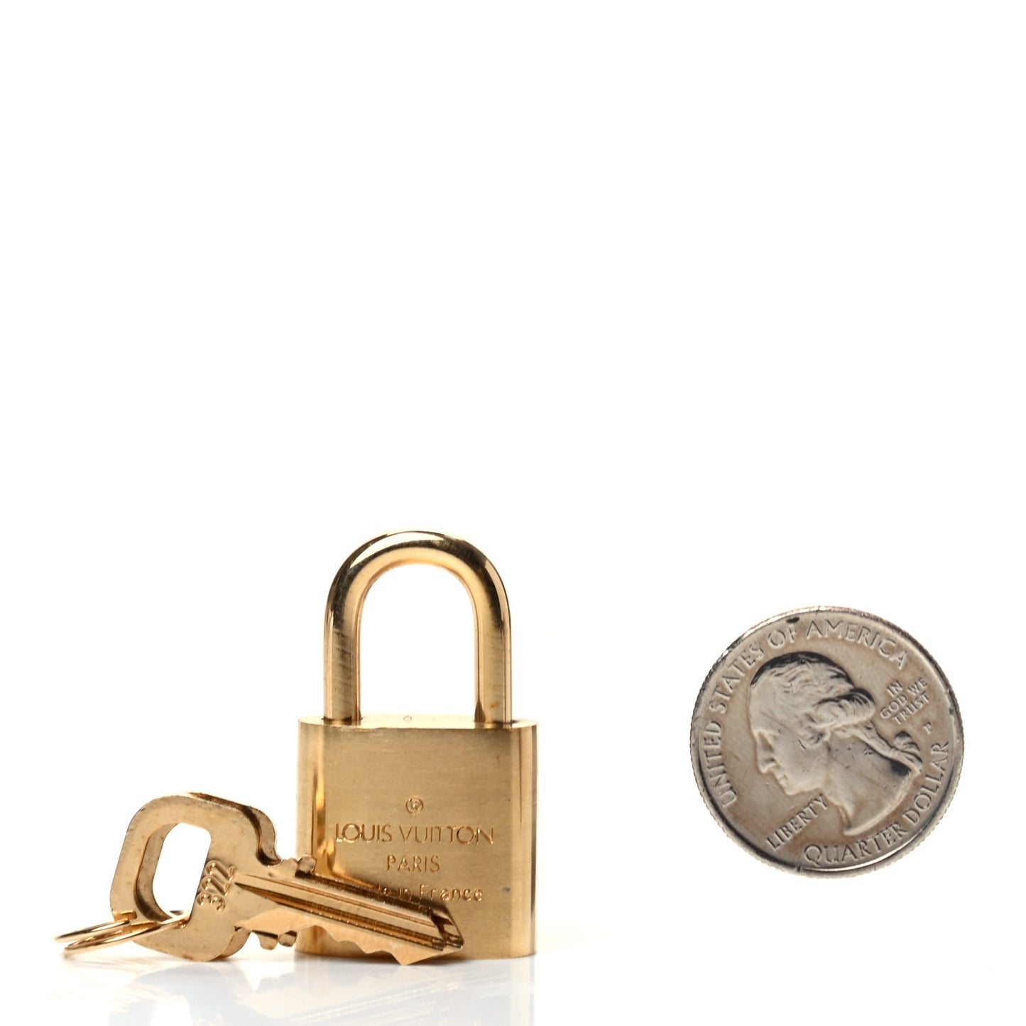 Brass Lock and 2 Keys Set