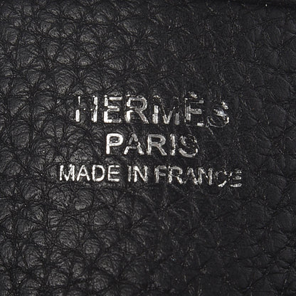 Hermes Taurillon Clemence Evelyne III PM Black 6 of 10