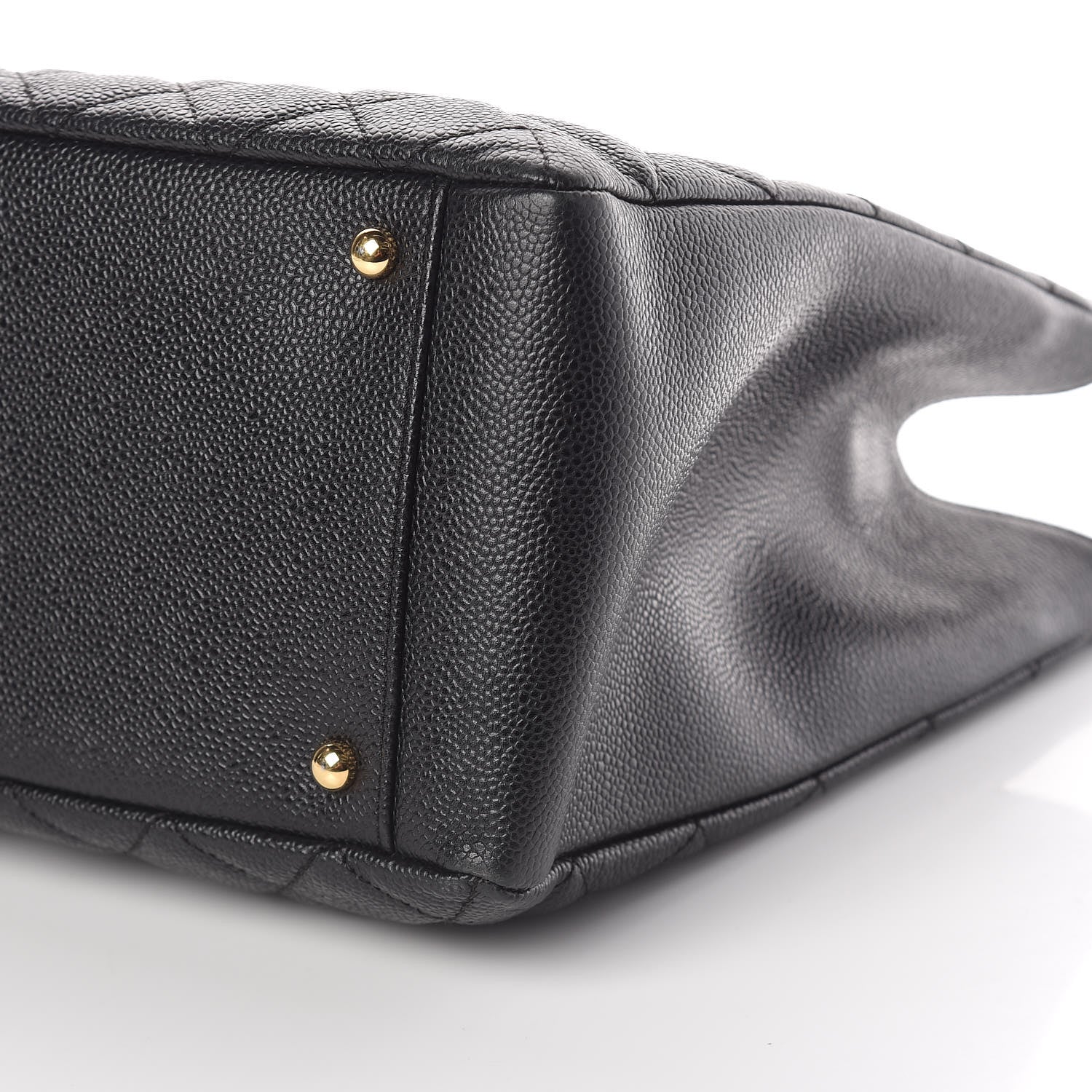 Chanel Caviar Quilted XL Grand Shopping Tote GST Black 9 of 10