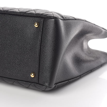 Chanel Caviar Quilted XL Grand Shopping Tote GST Black 9 of 10
