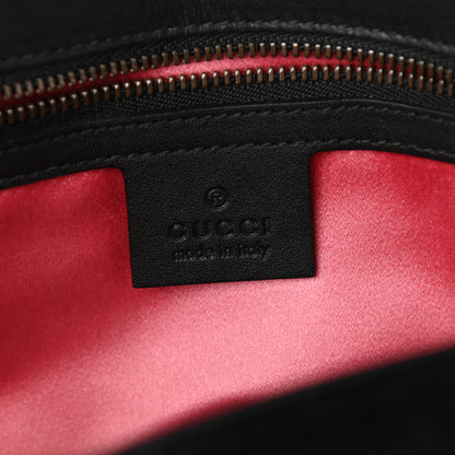 Gucci Velvet Matelasse Small GG Marmont Shoulder Bag Black 5 of 8