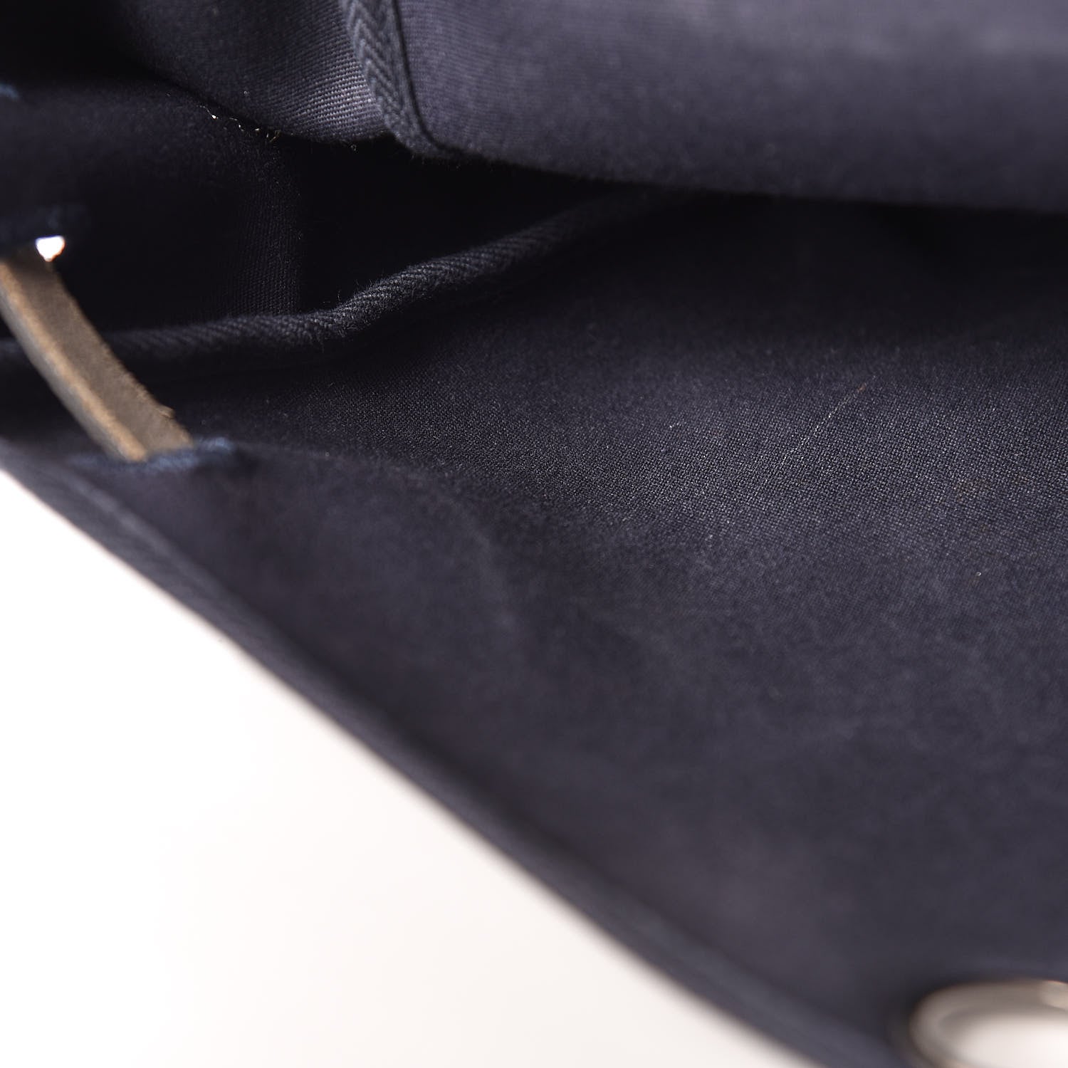 Hermes Toile Vache Calfskin Herbag 39 GM Bleu 12 of 12
