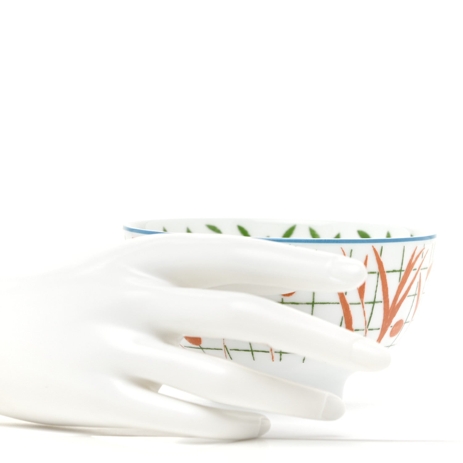 Hermes Porcelain A Walk In The Garden Bowl 2 of 7
