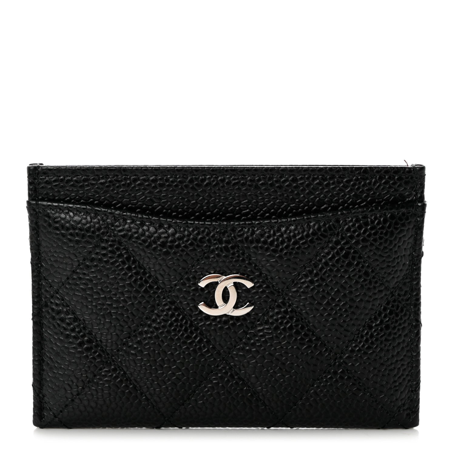 Chanel Caviar Quilted Card Holder Black 1 of 9