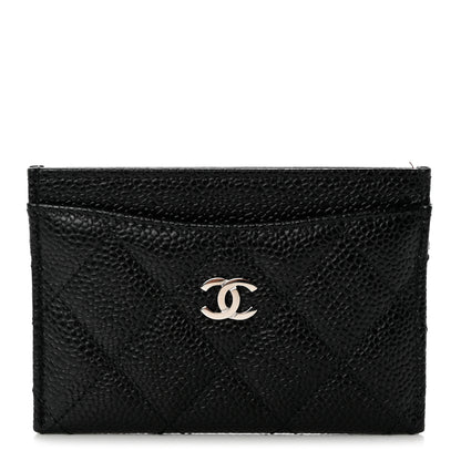 Chanel Caviar Quilted Card Holder Black 1 of 9