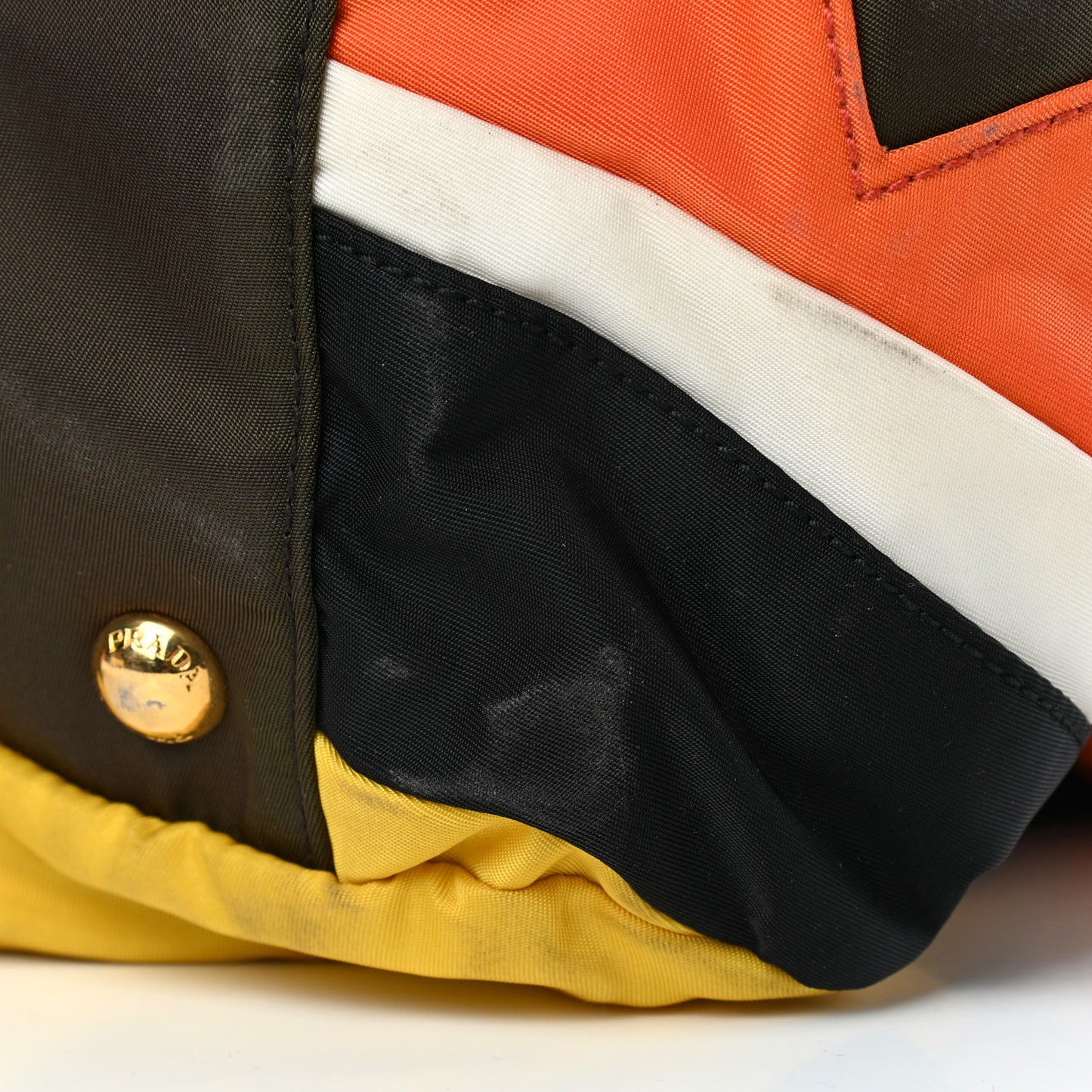 Tessuto Nylon Chain Tote Multicolor
