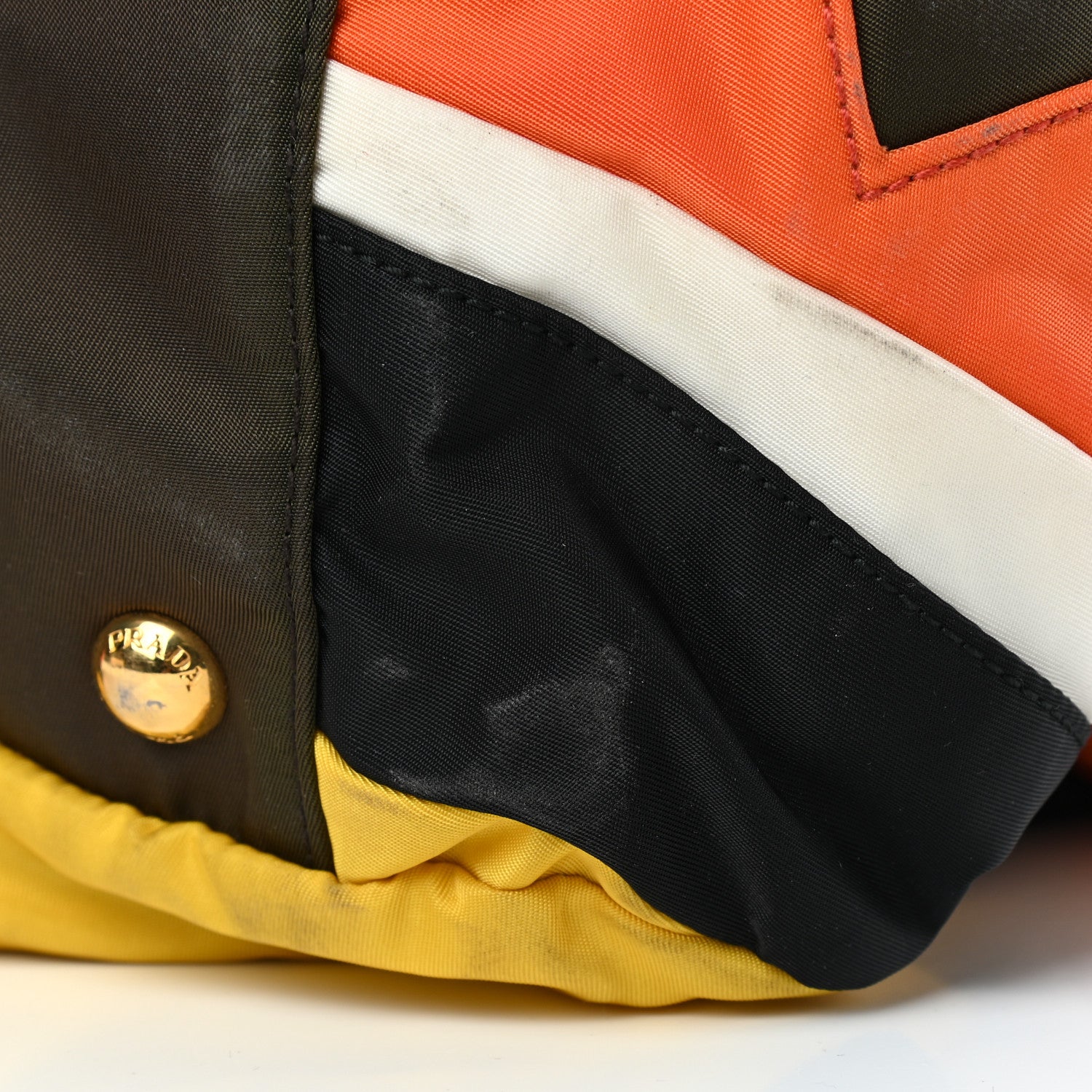 Prada Tessuto Nylon Chain Tote Multicolor 13 of 13