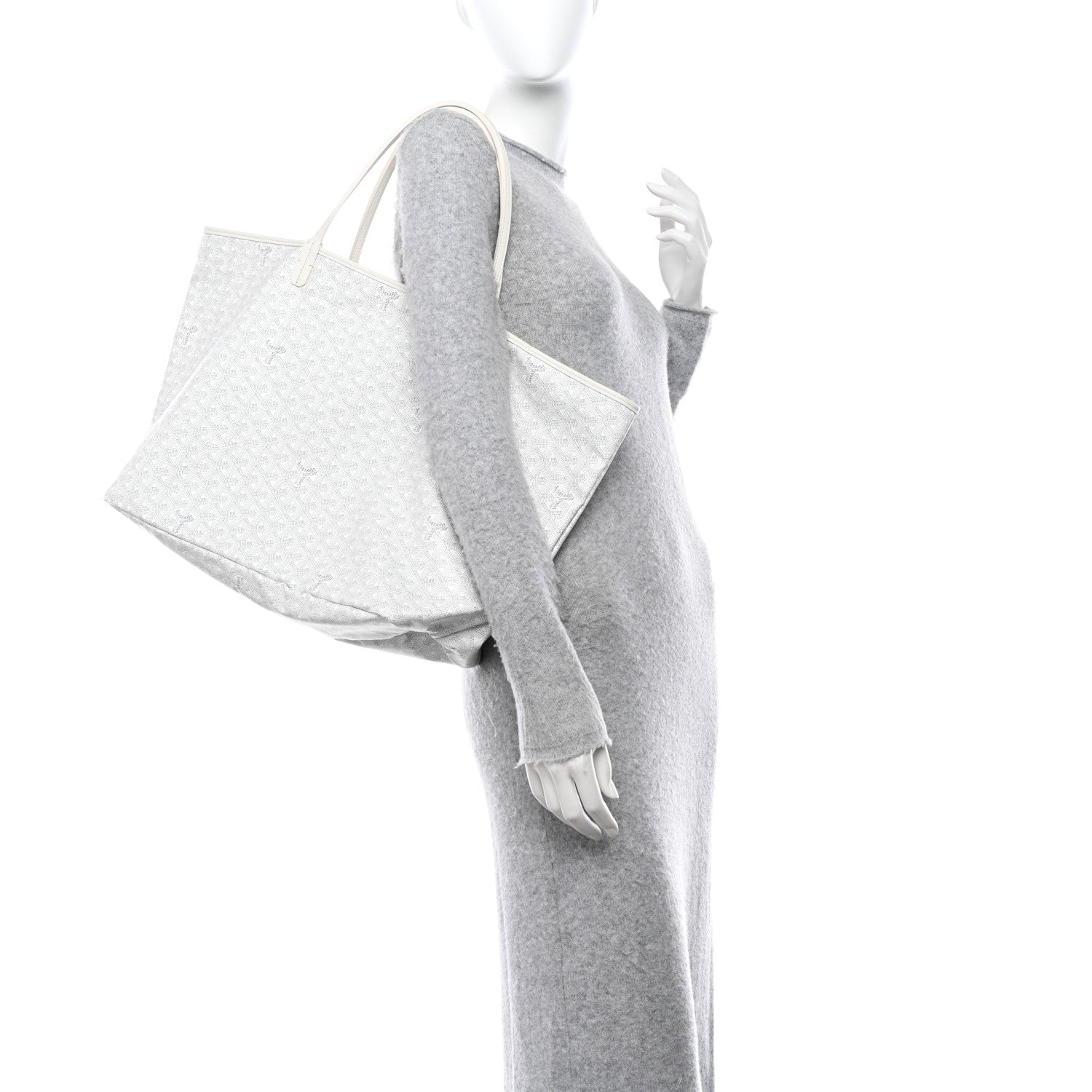 Goyard Goyardine Saint Louis GM White 2 of 9