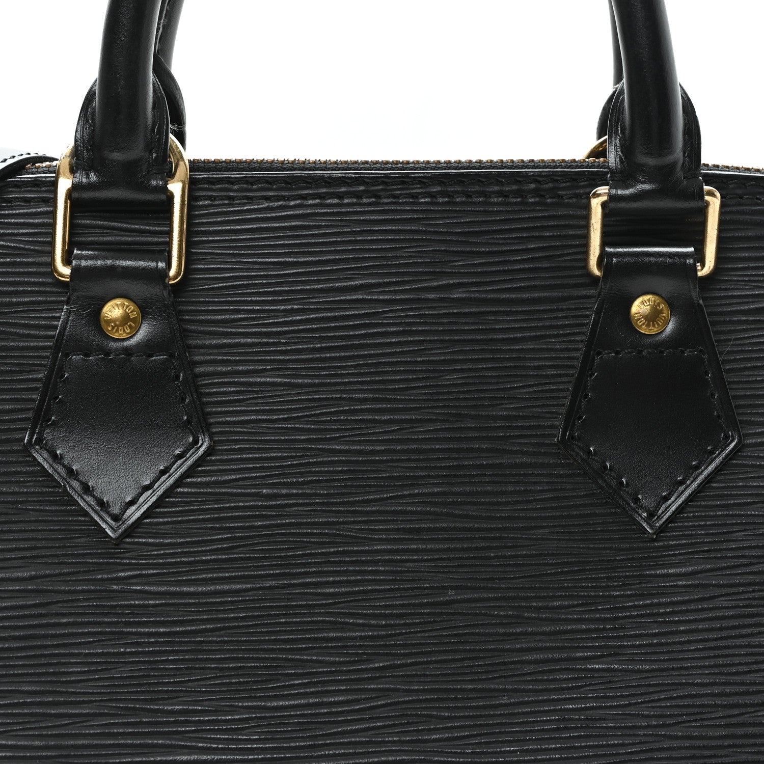 Louis Vuitton Epi Alma PM Black 7 of 9