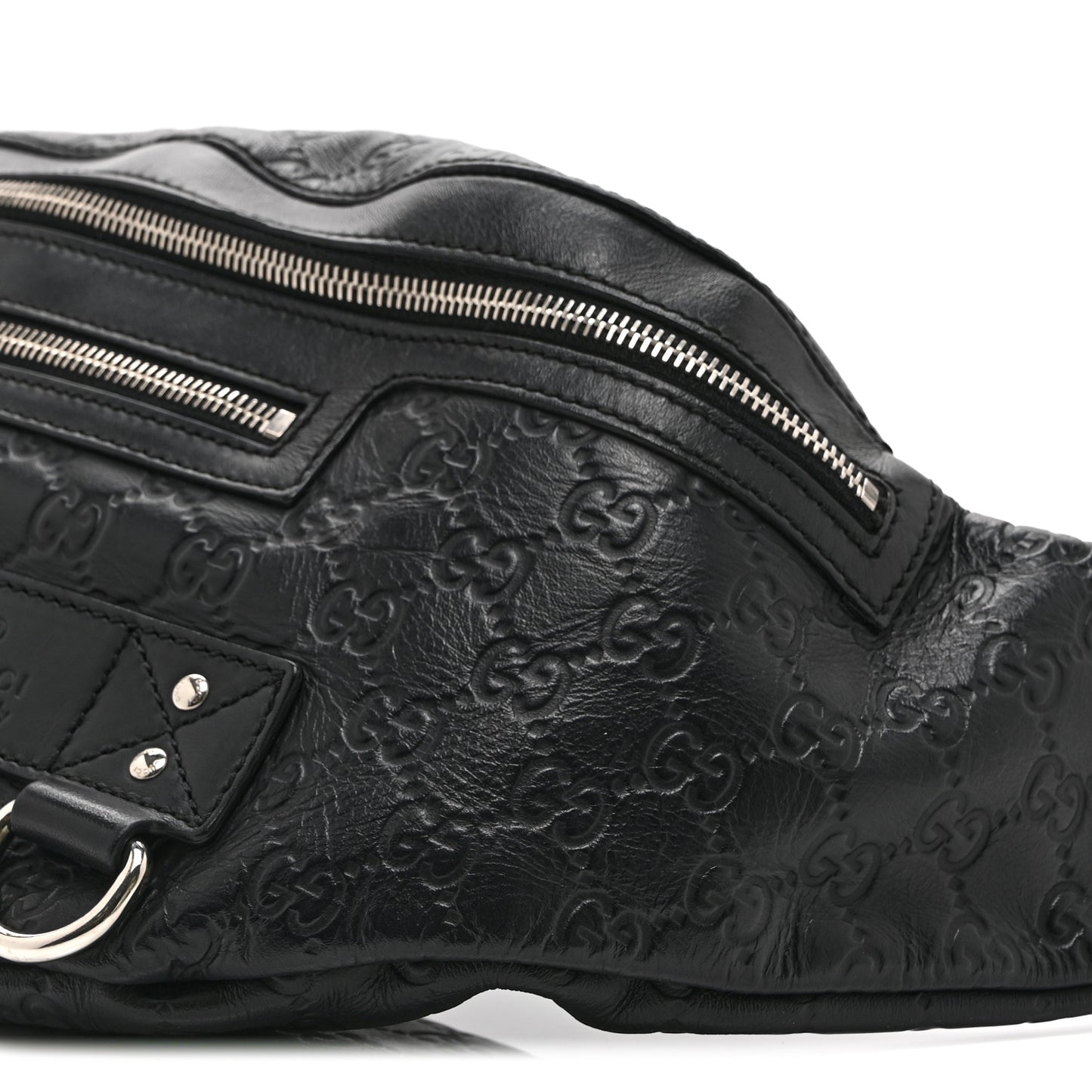 Guccissima Web Belt Bag Black