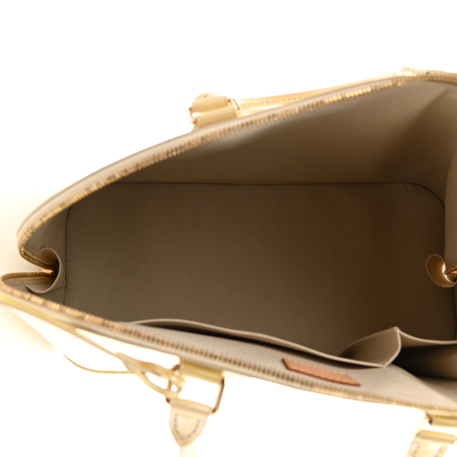 Louis Vuitton Vernis Alma MM Blanc Corail 5 of 13