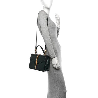 Gucci Azalea Calfskin Small Sylvie 1969 Top Handle Bag Green 2 of 17