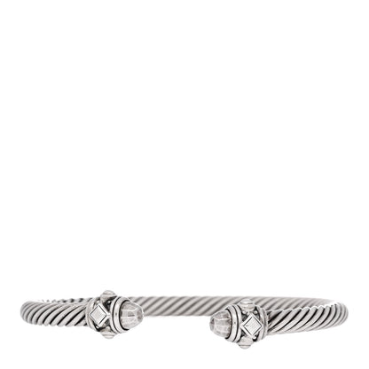 David Yurman Sterling Silver 5mm Cable Renaissance Bracelet 1 of 4