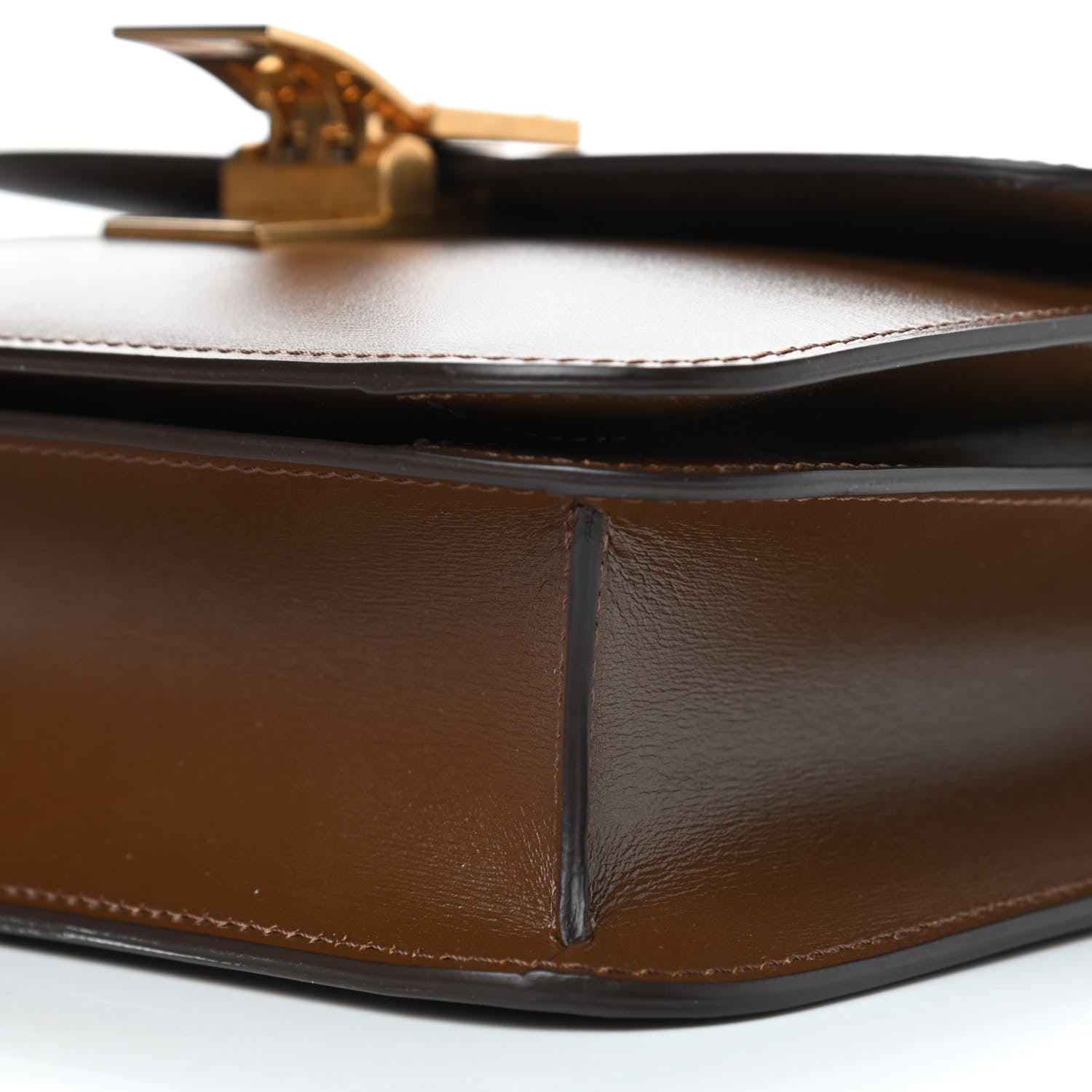 Celine Box Calfskin Teen Classic Box Flap Bag Camel 7 of 9