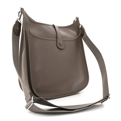 Hermes Epsom Evelyne III GM Etain 3 of 14
