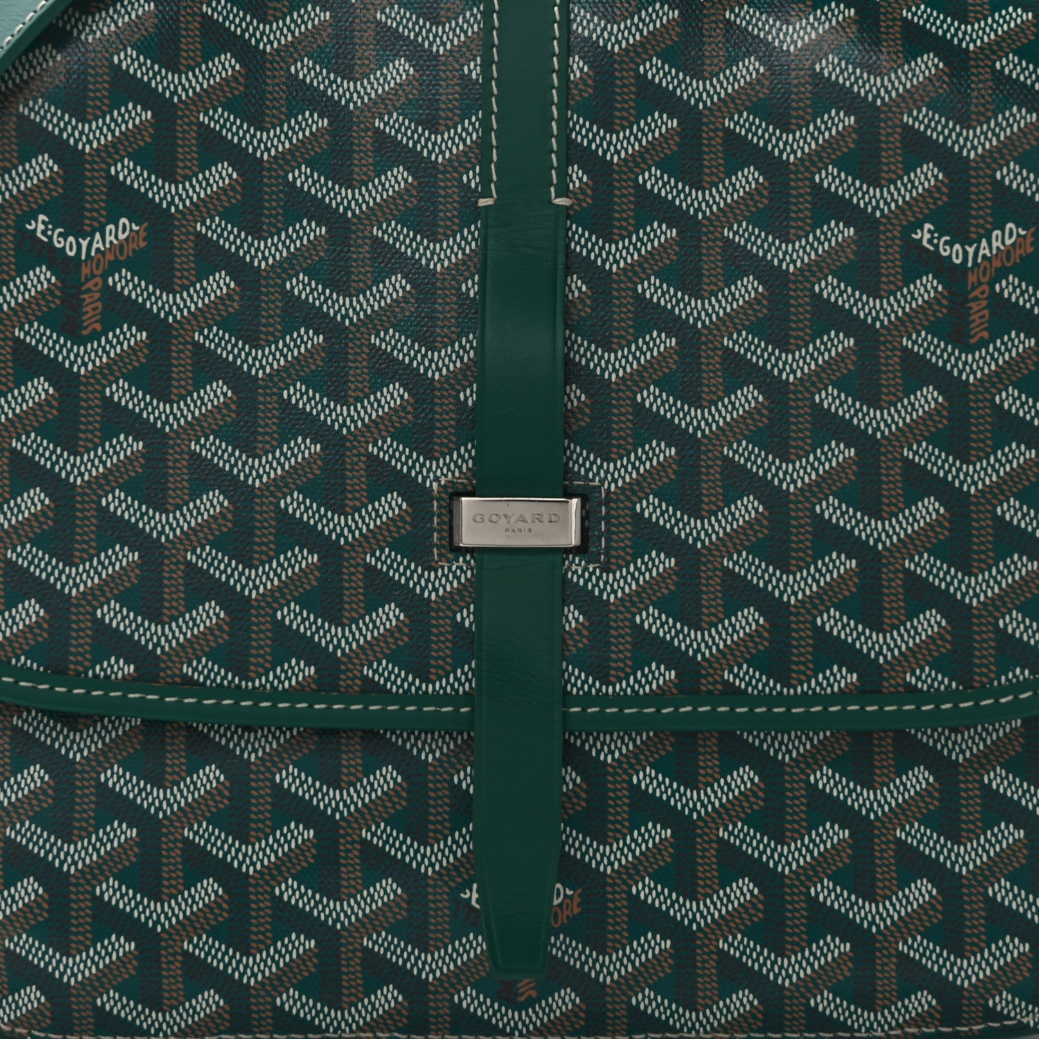 Goyard Goyardine Belvedere II MM Messenger Bag Green 7 of 11