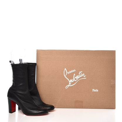Christian Louboutin Veau Velours Stretch Gena 85 Bootie 35 Black 8 of 8