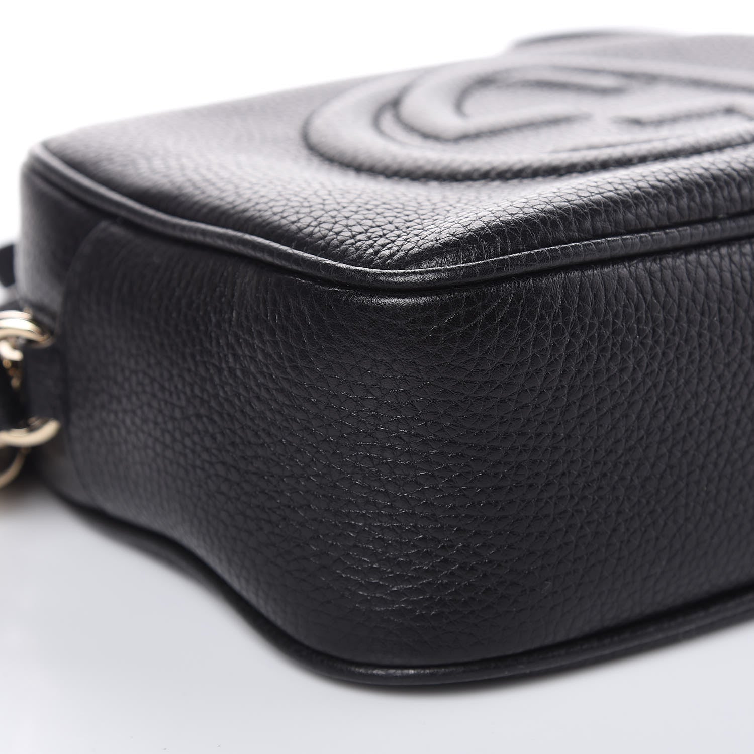 Gucci Pebbled Calfskin Small Soho Disco Bag Black 8 of 9