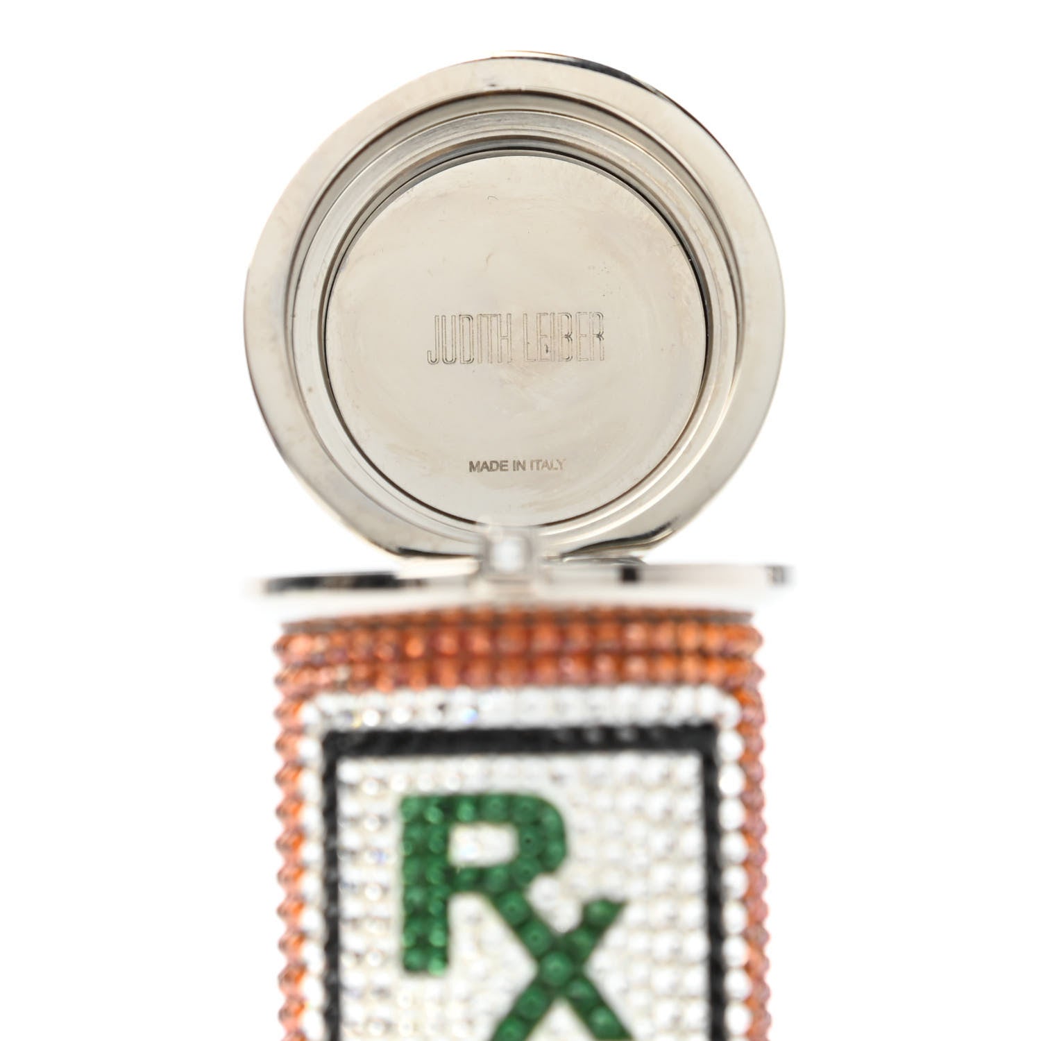 Judith Leiber Crystal RX Prescription Bottle Minaudiere Pill Box 5 of 5