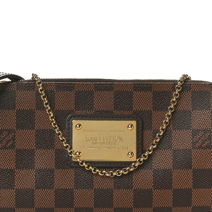 Louis Vuitton Damier Ebene Eva Clutch 8 of 10