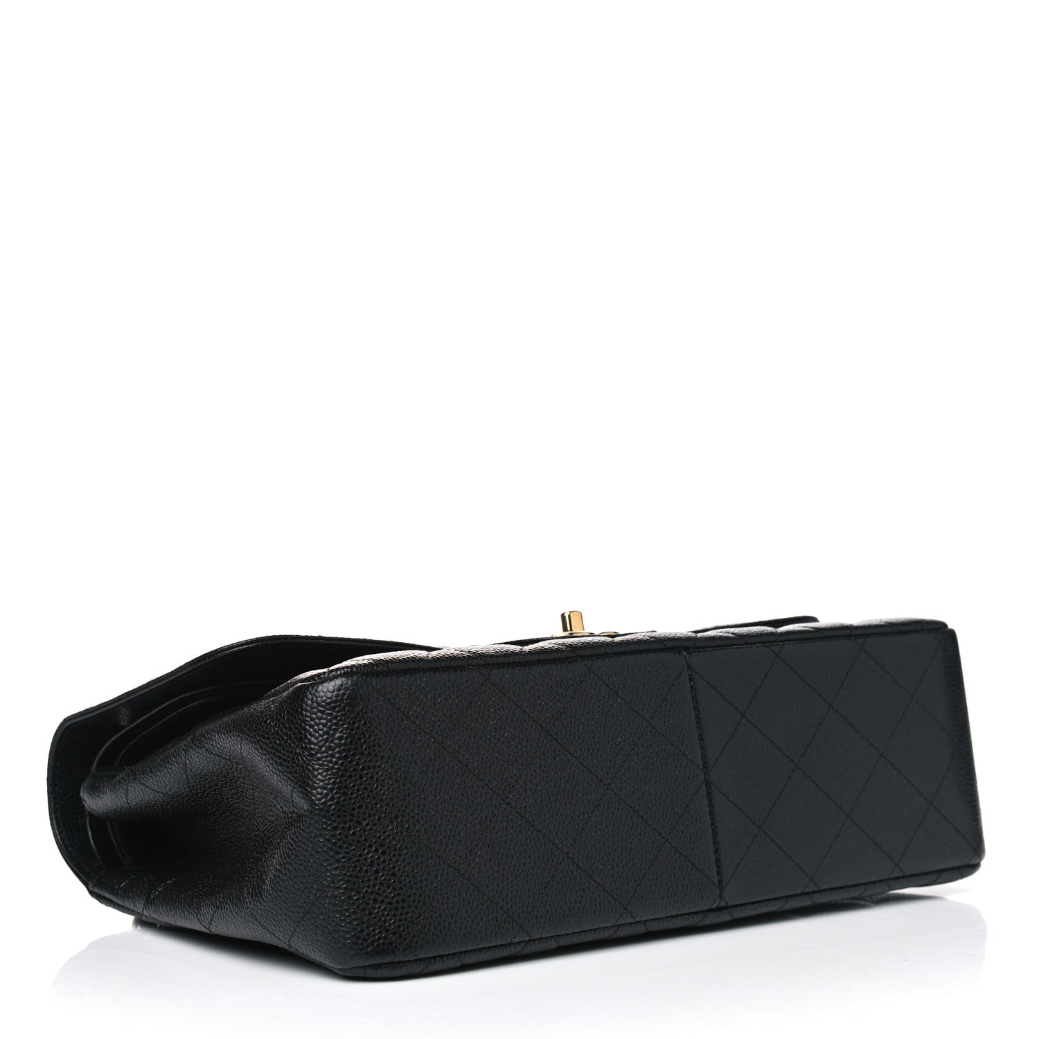 Chanel Caviar Quilted Jumbo Double Flap Black 3 of 4