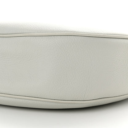 Celine Supple Calfskin Cuir Triomphe Heloise Shoulder Bag Light Stone 9 of 10