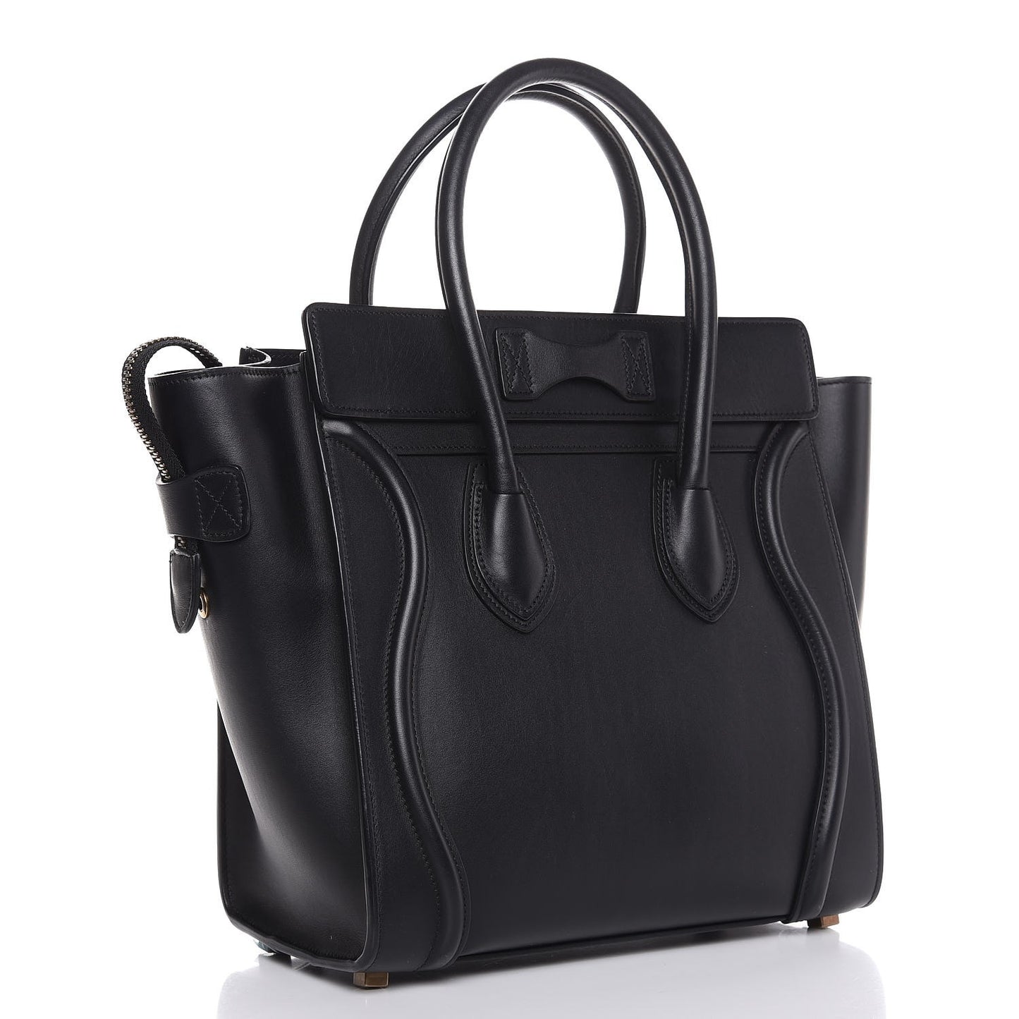 Smooth Calfskin Micro Luggage Black