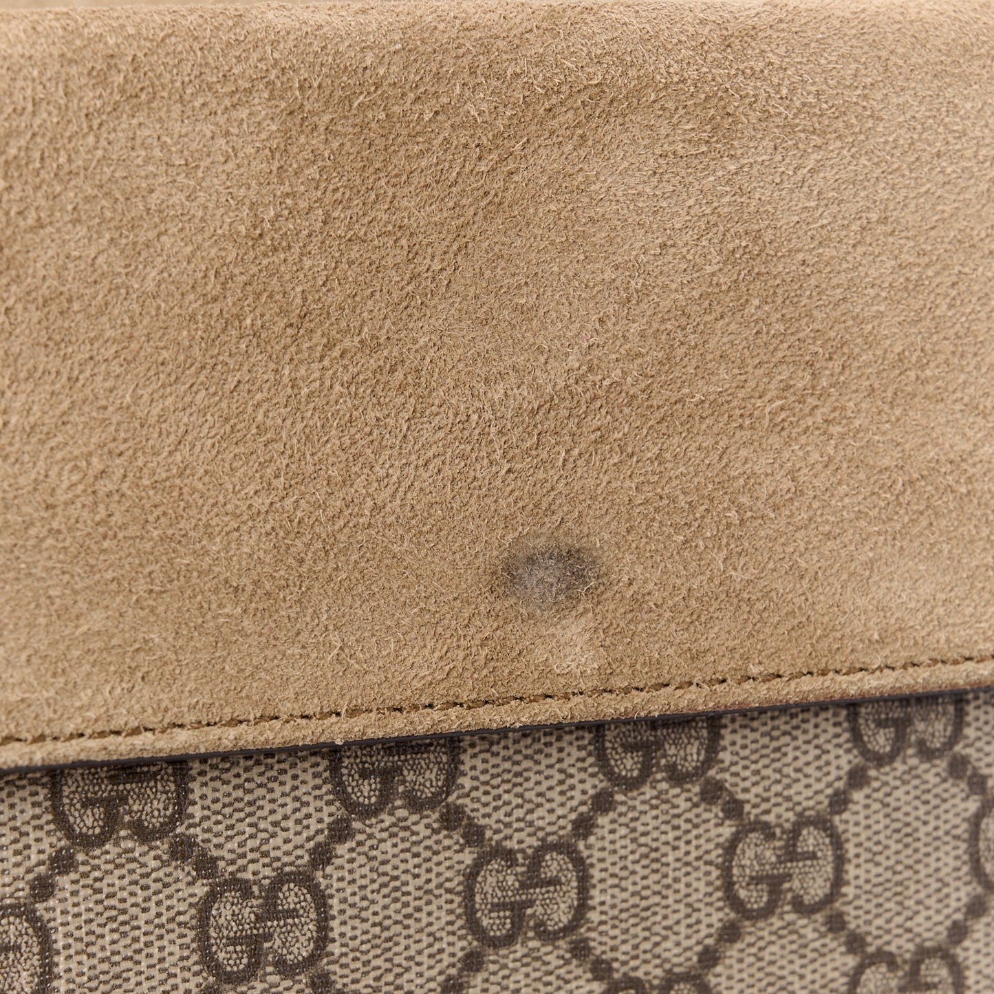 GG Supreme Monogram Small Dionysus Shoulder Bag Taupe