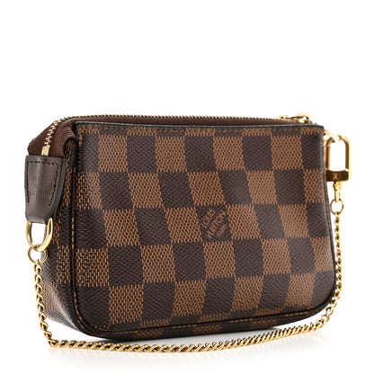 Louis Vuitton Damier Ebene Mini Pochette Accessories 3 of 8