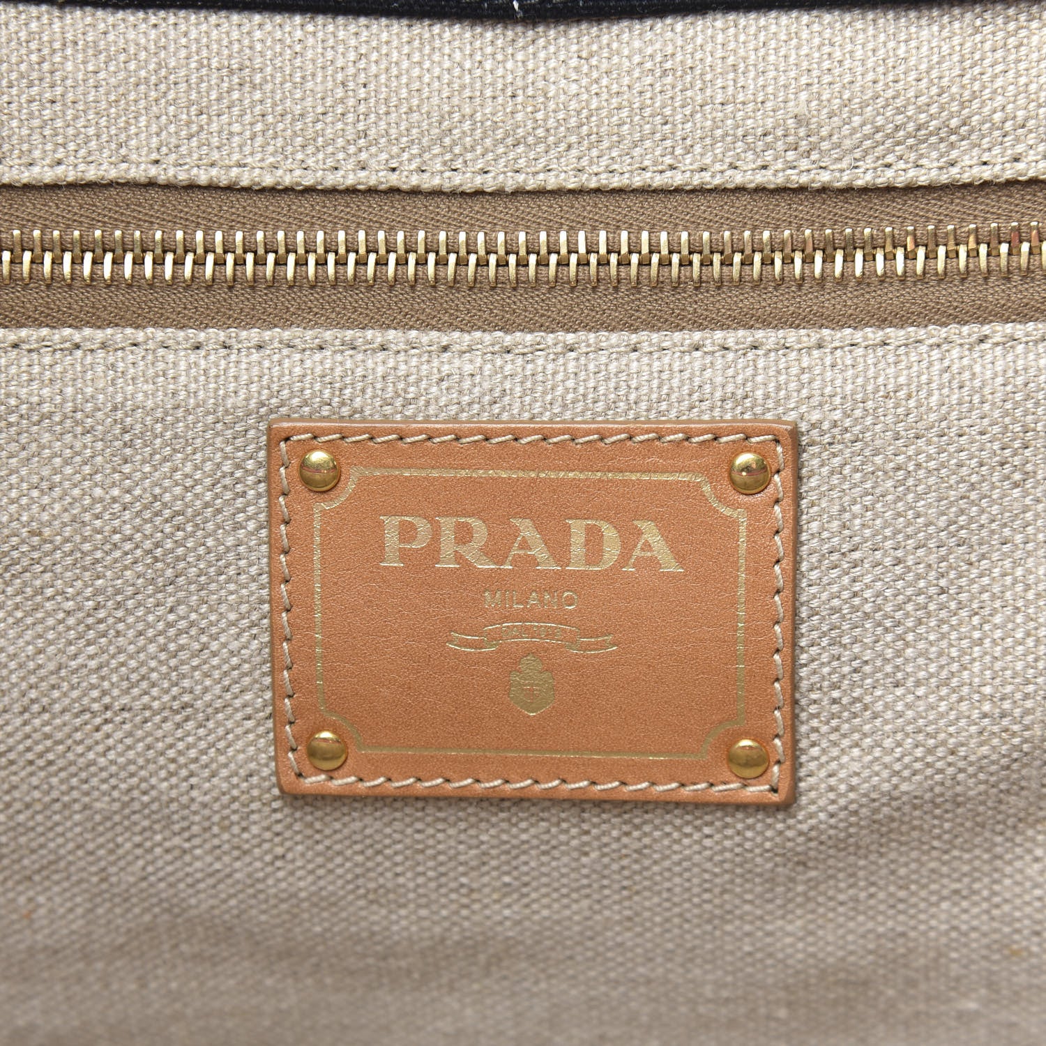 Prada Canapa Striped Tote Fuxia 6 of 15