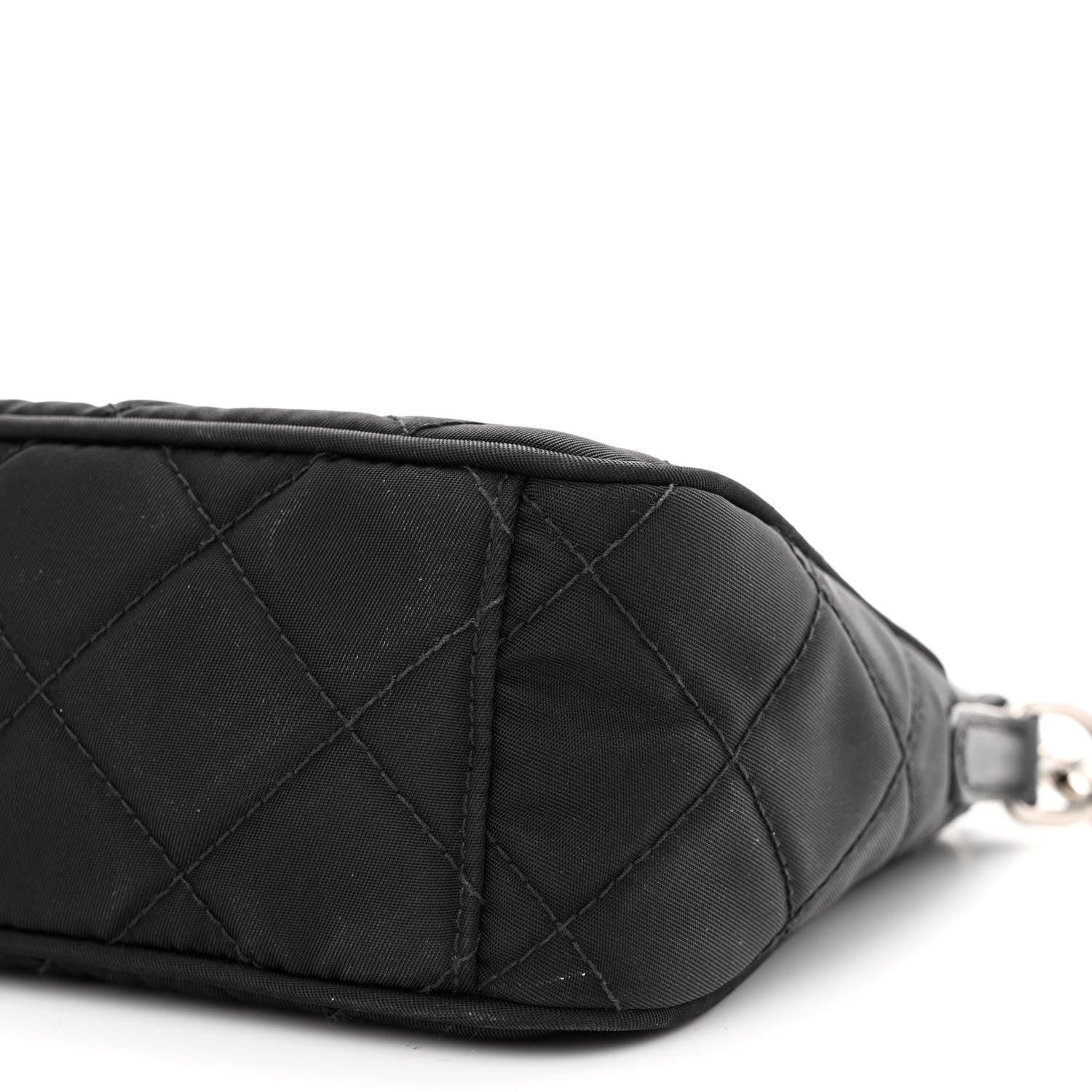 Prada Nylon Tessuto Impuntu Quilted Crossbody Bag Black 11 of 13