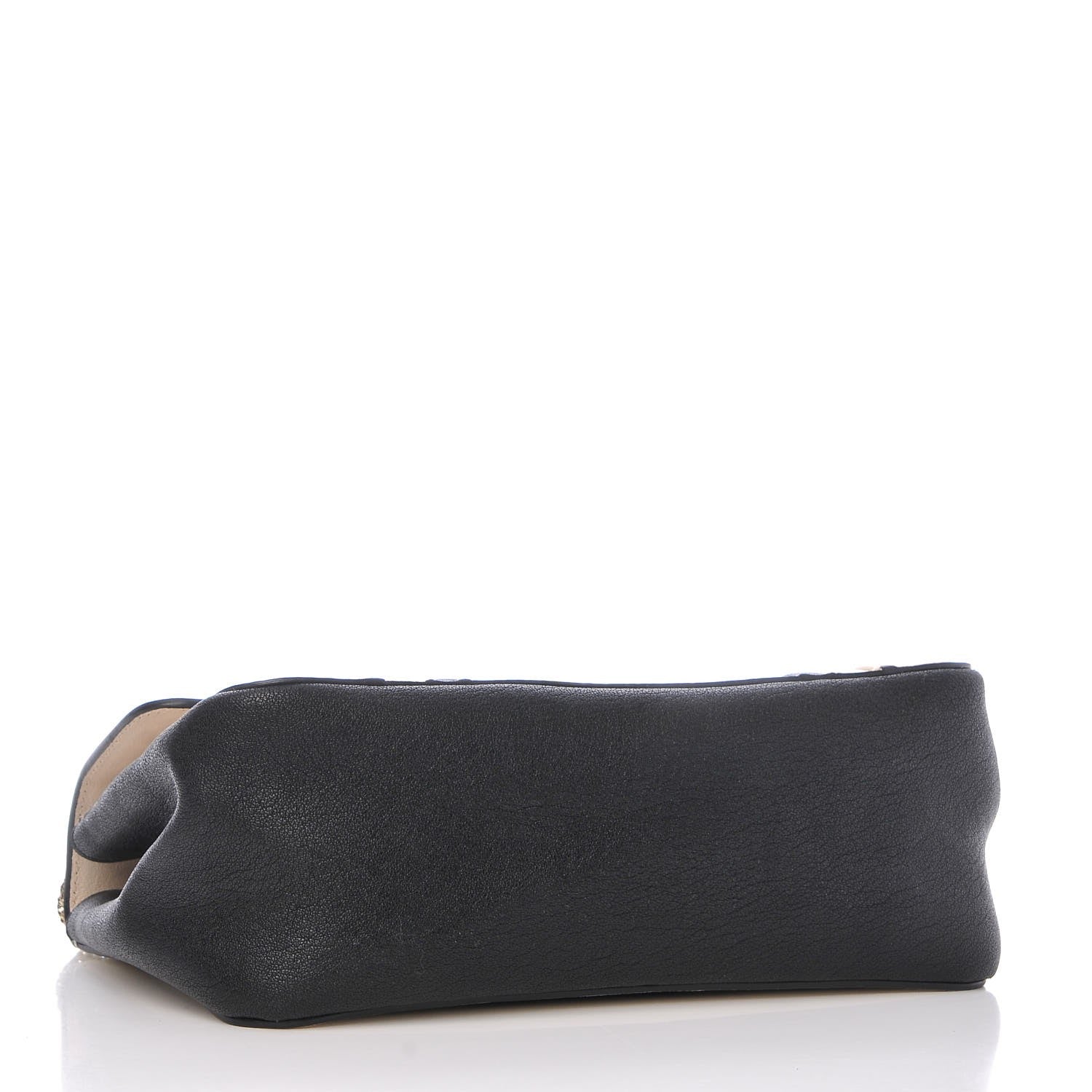 Chloe Goatskin Medium Elsie Shoulder Bag Black White 4 of 7