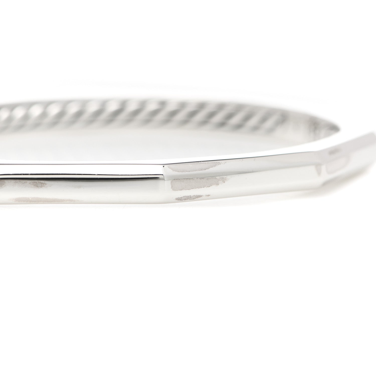 David Yurman Sterling Silver Stax Faceted Cable Bracelet 5 of 5