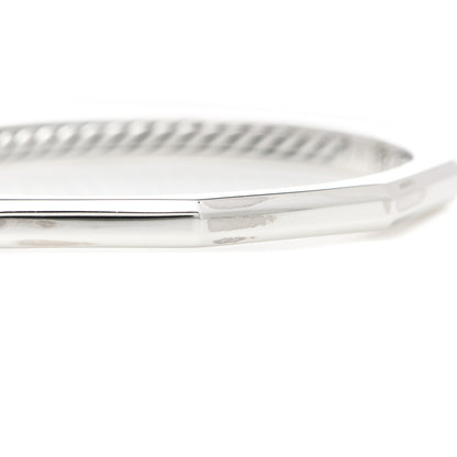 David Yurman Sterling Silver Stax Faceted Cable Bracelet 5 of 5