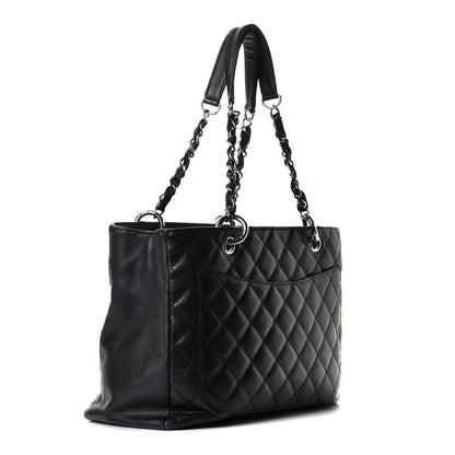 Chanel Caviar Quilted Grand Shopping Tote GST Black 2 of 5
