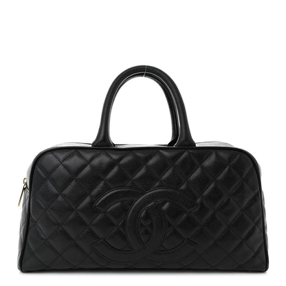 Chanel Caviar Quilted Boston Black 1 of 12