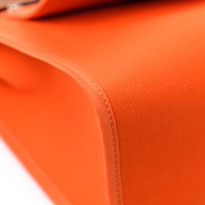 Hermes Toile Vache Hunter Herbag Zip 31 PM Orange 11 of 14